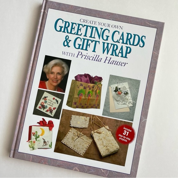 Create Your Own Greeting Cards & Gift Wrap Book by Priscilla Hauser - Picture 1 of 7